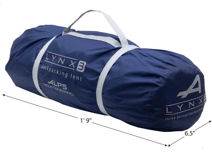 ALPS Mountaineering Lynx 3-Person Tent, Gray/Navy  • 5324650