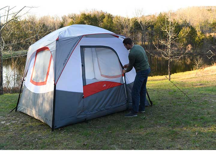 ALPS Camp Creek 4-Person Tent, Gray/Red  • 5425042