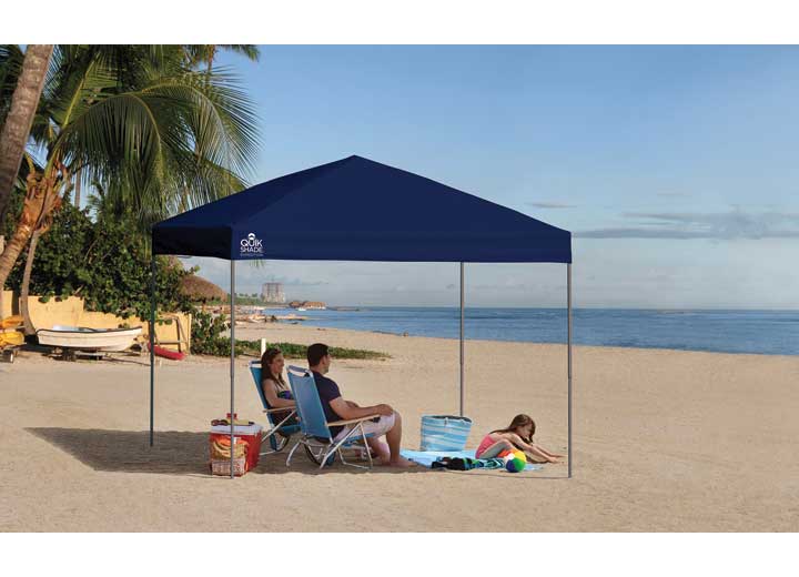 Quik Shade Expedition Straight Leg Pop-Up Canopy Tent, Blue  • 167700RL