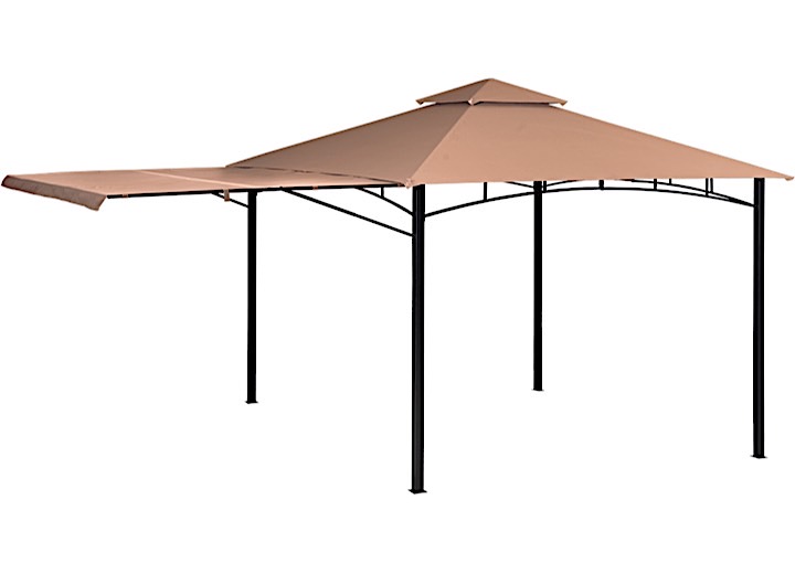 ShelterLogic Redwood Gazebo – 11 ft. x 11 ft., Bronze  • 24011