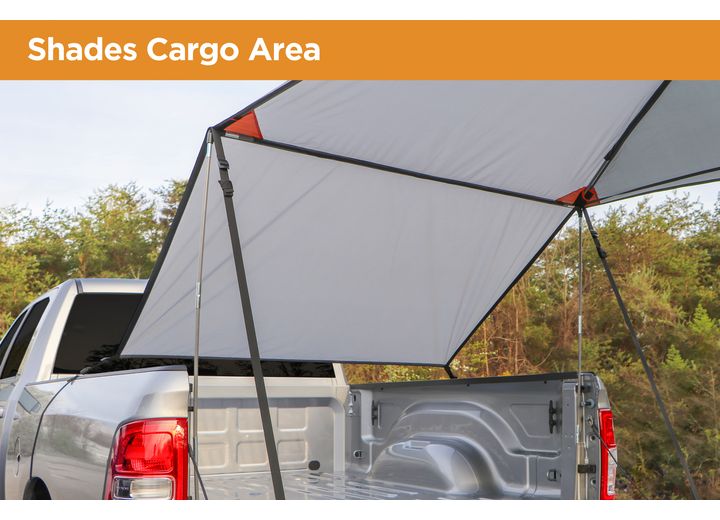 Rightline Gear Truck Tailgating Canopy, 9.5' x 6',  Black  • 110780