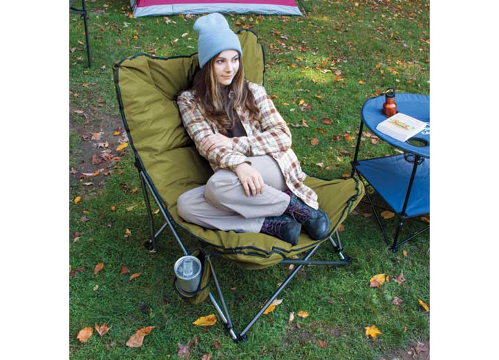 Camp & Go XXL Ultra Padded Camp Seat, Green  • GRPJC01-454-1