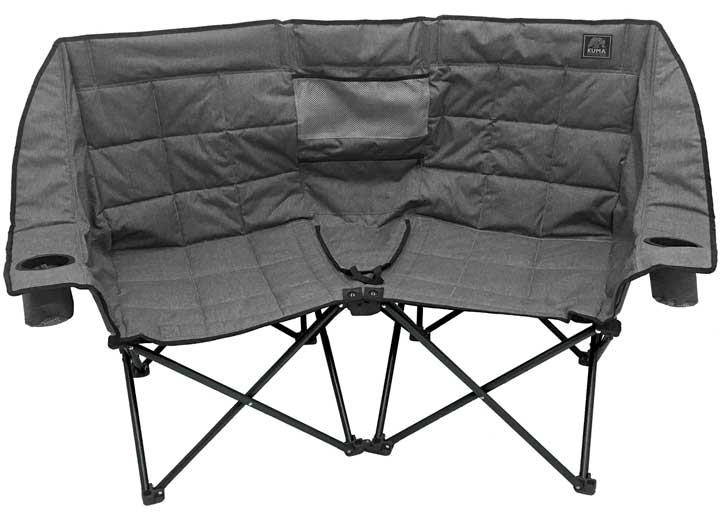 Kuma Outdoor Gear Kozy Bear Double Camping Chair – Heather Grey  • 872-KM-KBDC-HG