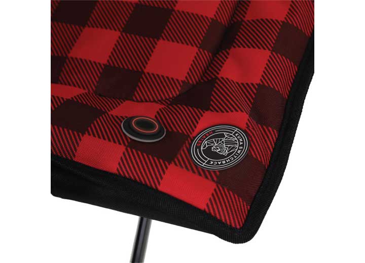 Kuma Outdoor Gear Switchback Heated Camping Chair – Red/Black Plaid  • 887-KM-SBHC-RB