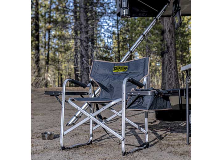 Smittybilt Camping Chair with Cooler and Table, Gray  • 2841