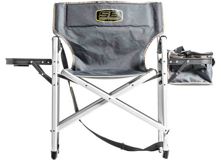 Smittybilt Camping Chair with Cooler and Table, Gray  • 2841