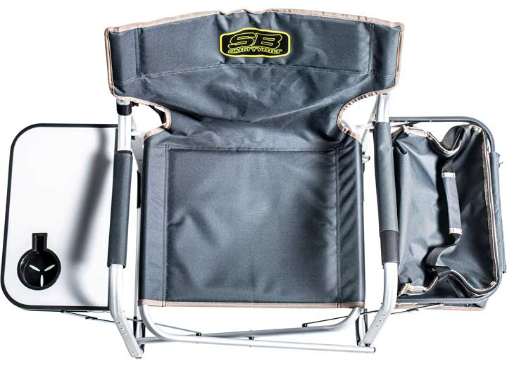 Smittybilt Camping Chair with Cooler and Table, Gray  • 2841