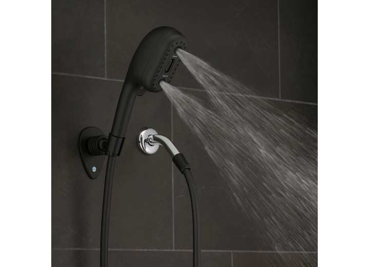 Oxygenics Voyage RV Handheld Shower Head, Matte Black  • 28042