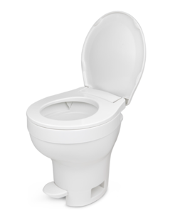 Thetford Aqua-Magic VI Permanent SloClose Toilet, High Profile, White  • 31835