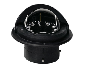 Ritchie Voyager Black Flush Mount Compass  • F-82