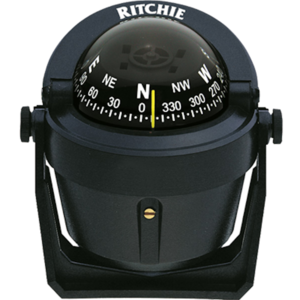 Ritchie Explorer Black Bracket Mount Compass  • B-51