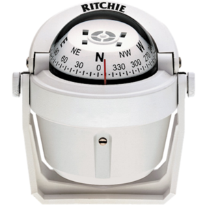 Ritchie Explorer White Bracket Mount Compass  • B-51W