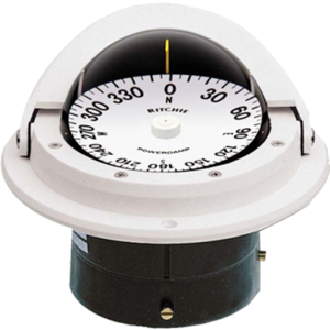 Ritchie Voyager White Flush Mount Compass  • F-82W