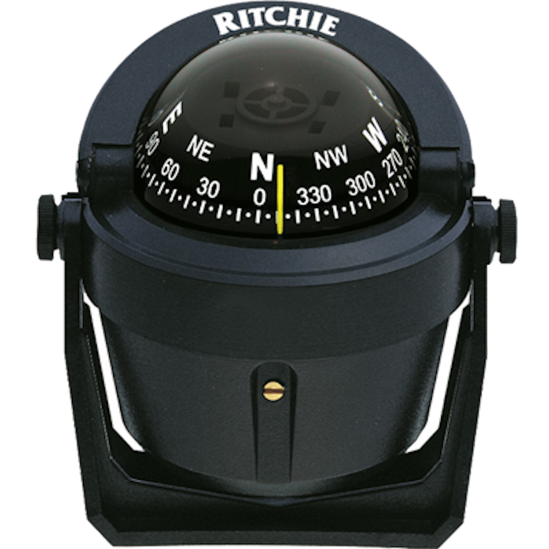 Ritchie Explorer Black Bracket Mount Compass  • B-51