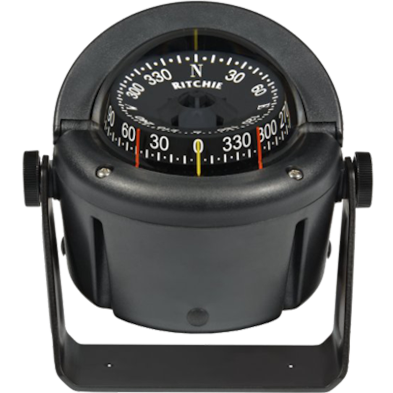 Ritchie Voyager Black Flush Mount Compass  • HB-741