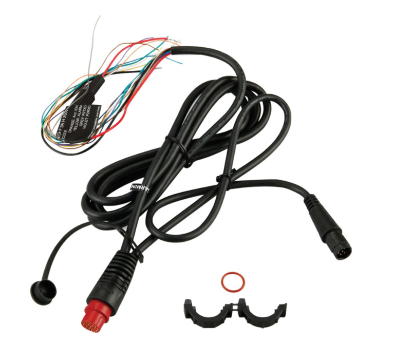 Garmin 19-Pin Power/Data Cable with NMEA/Bare Wires/Proplietary Connectors for Sonars  • 010-11482-01