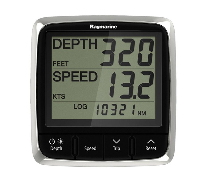 Raymarine i50 Speed/Depth/Temperature Wired Instrument Display  • E70060