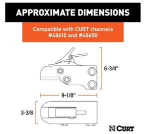 Curt Adjustable Coupler for 2-5/16