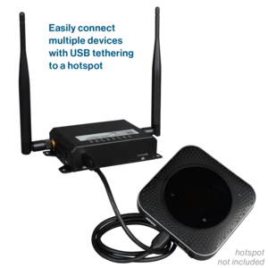 Winegard WiFiRanger Poplar Indoor Mobile Router, 2.4GHz WiFi, 5x 100Mbps LAN  • WR- PPLR