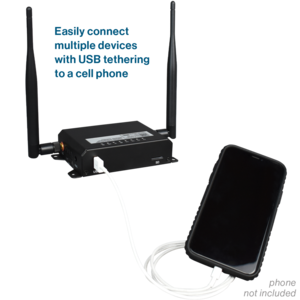 Winegard WiFiRanger Poplar Indoor Mobile Router, 2.4GHz WiFi, 5x 100Mbps LAN  • WR- PPLR