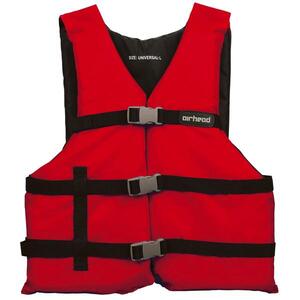 Airhead General Purpose Adult Universal Life Vest, Red  • 30002-15-A-RD