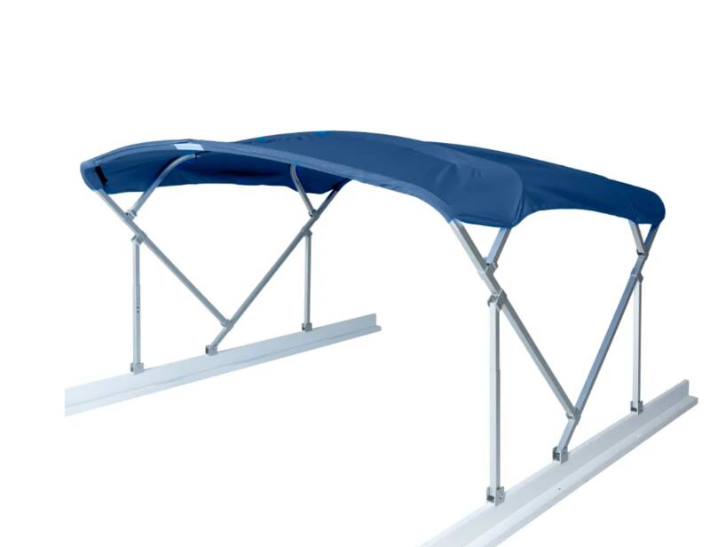 Taylor Made Manual Bimini Kit - 8'W x 8'L (Navy) • 88128