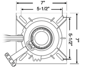 Springfield Marine Trac-Lock Powder Coat Aluminum Locking Swivel Seat Mount for 2-7/8