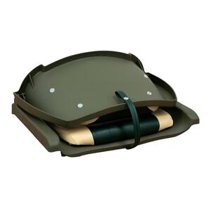 Wise Cushioned Molded Shell Plastic Fold Down Seat, Green/Sand  • 8WD139LS-011