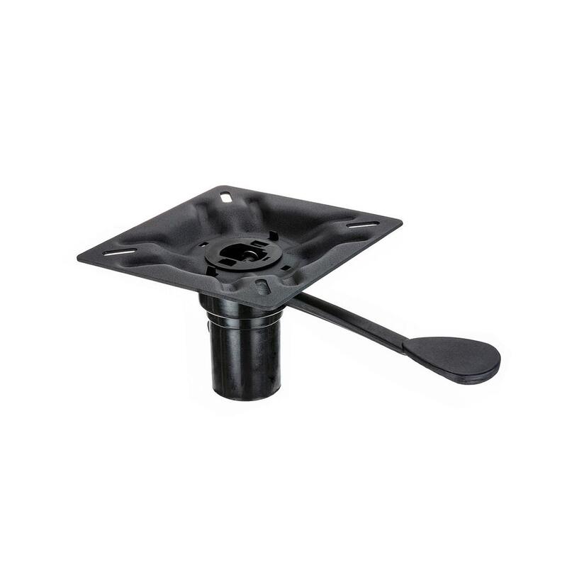 Attwood 238 Series 3° Plated Steel Forward Handle Seat Mount for 2-3/8