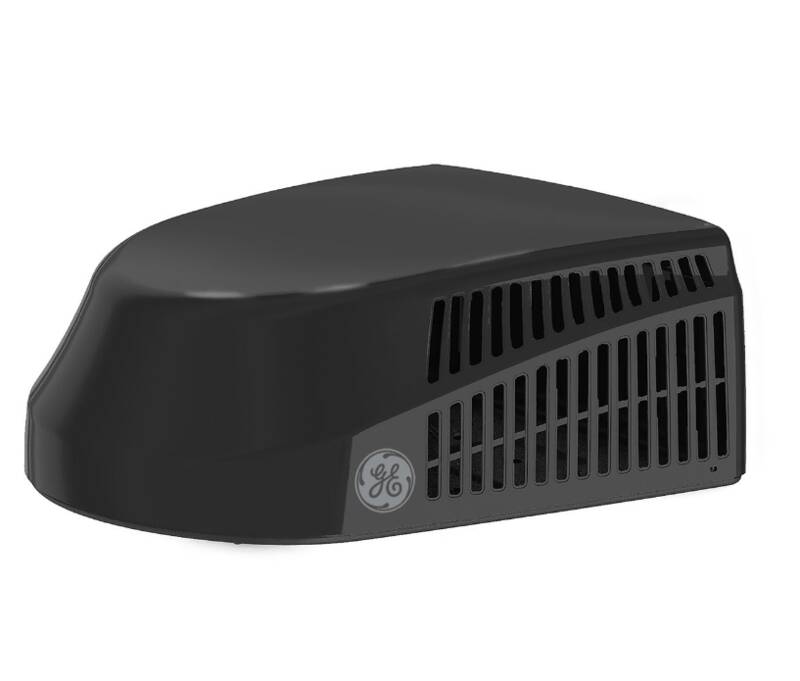 GE Appliances RV Air Conditioner with Heat Pump, 15000 BTU, Black  • ARH15AACB