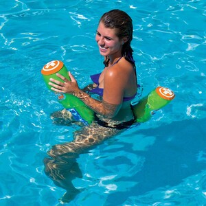 Wow Watersports Water Pickle Inflatable Pool Noodles, 10 Pack  • 18-2010