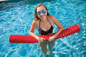 Wow Watersports Dipped Foam Pool Noodle - Red  • 17-2064R