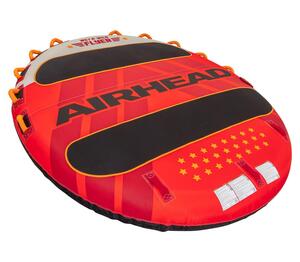 Airhead Wet N' Wild Flyer 4-Person Inflatable Towable Boat Tube  • AHFL-1671D