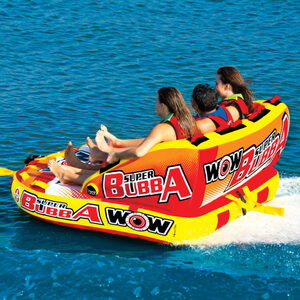 Wow Watersports Super Bubba Hi Vis 3 Person Towable Boat Tube  • 17-1060