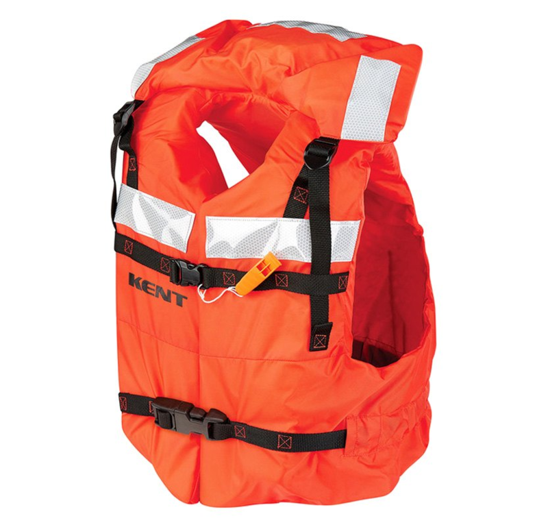 Kent Type I Universal Commercial Life Jacket, Orange  • 100400-200-004-16