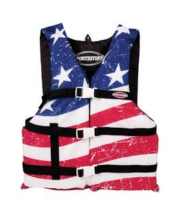 Airhead Stars & Stripes Boating Life Vest, Adult Universal  • 30098-15-A-US