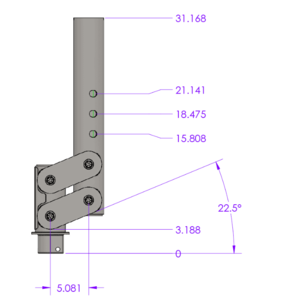 Gen-Y Hitch Spartan Torsion-Flex Manual Latch 5″ Offset 4″ Round Tube Gooseneck 2 5/16″ Coupler Standard Height 4.5K TW 25K Towing  • GH-7042