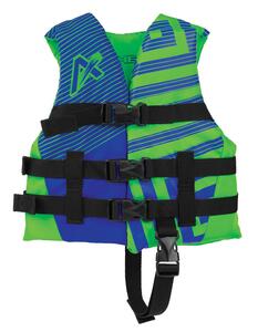 Airhead Trend Life Jacket Vest, Green/Blue, Child  • 30081-02-A-LGBL