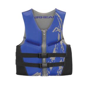 Airhead Swoosh Neolite Kwik-Dry Life Jacket Vest, Blue, Adult Small  • 10076-08-B-BL