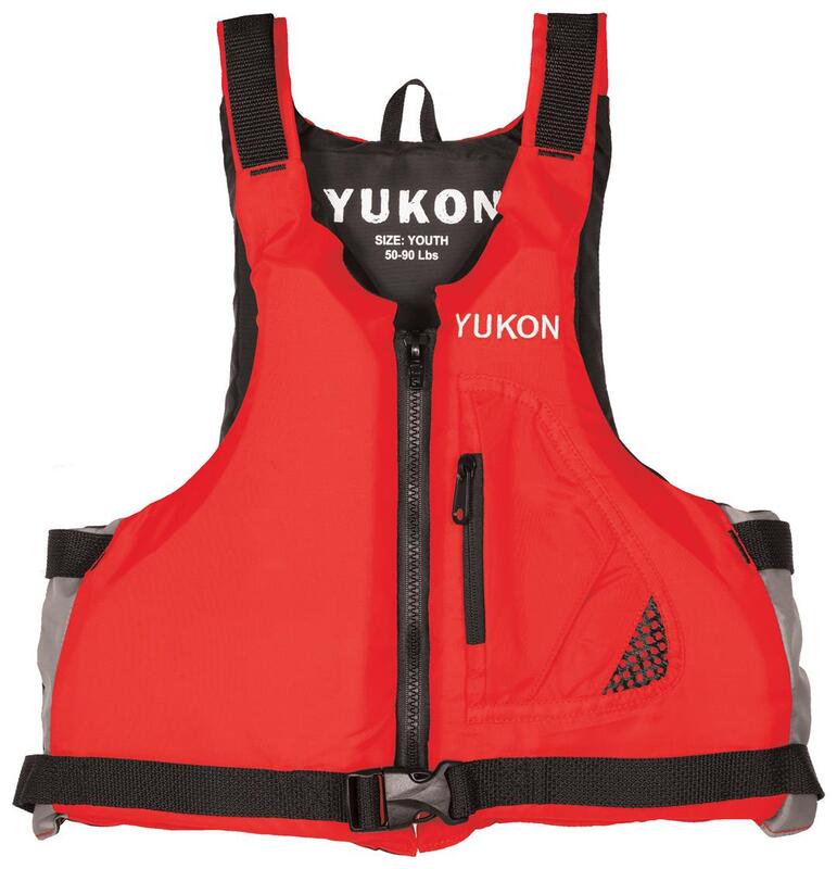 Airhead Base Paddle/Angler Life Jacket Vest, Red, Youth  • 33004-03-A-RD