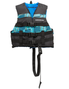 Airhead Element Open Sided Life Jacket Vest, Blue/Black, Youth  • 30092-03-A-BKTL