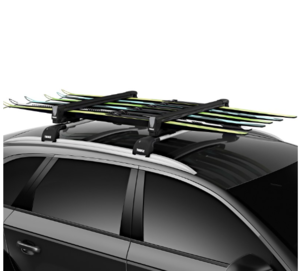 Thule SnowPack 6 - Roof Mount Ski and Snowboard Carrier - Black  • 7326B