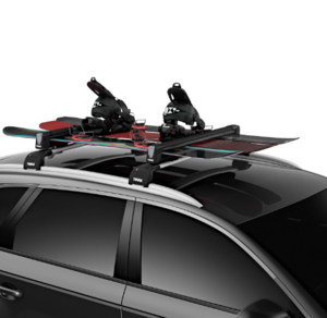 Thule SnowPack 6 - Roof Mount Ski and Snowboard Carrier - Black  • 7326B