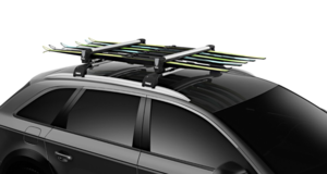 Thule SnowPack Roof-Mount Ski & Snowboard Carrier, 6 Pair of Skis or 4 Snowboards  • 7326