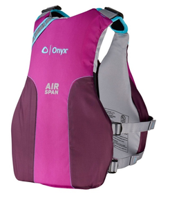 Onyx Outdoor AirSpan Breeze Paddling Kayak Life Vest, Purple, XS/S  • 123000-600-020-23