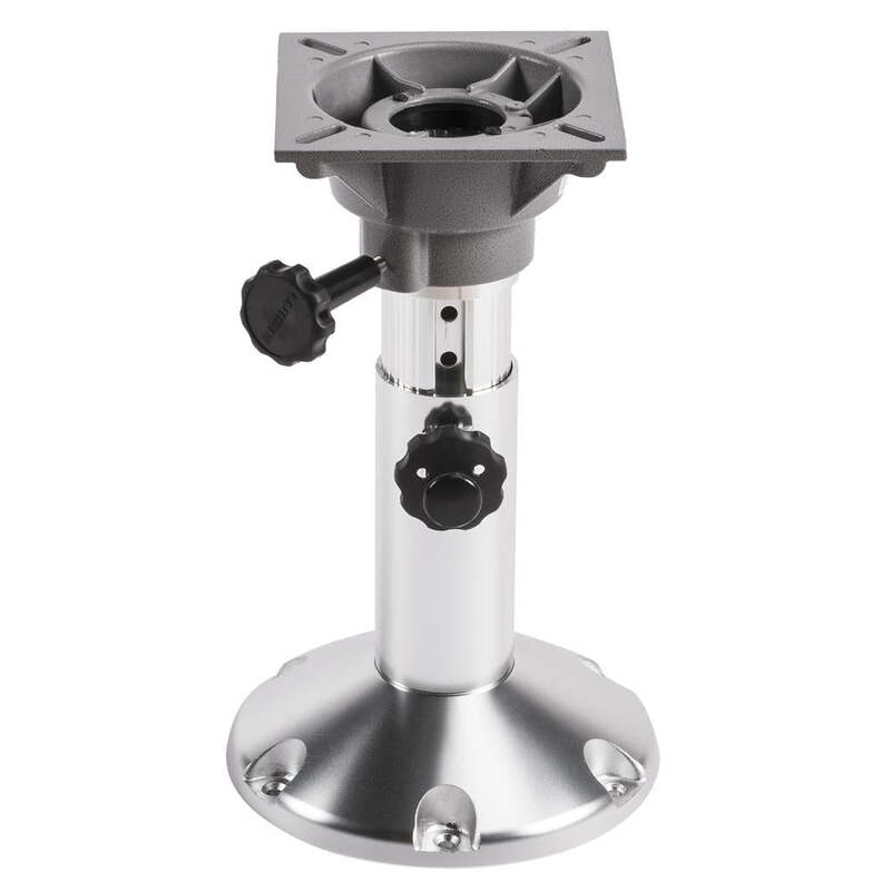 Wise Aluminum Adjustable Post with Spider Mount & Round Base 12