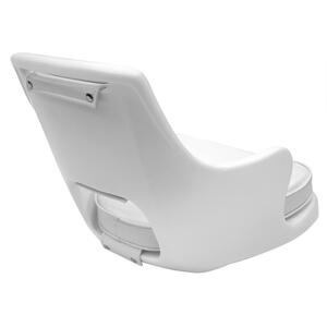 Wise Standard Pilot White Boat Seat with Cushions Set & Mount Plate  • 8WD015-3-710