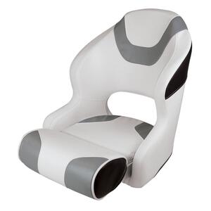 Wise Baja Series Bucket Seat w/ Flip Up Bolster, Brite White • Grey • Black  • 3315-1782