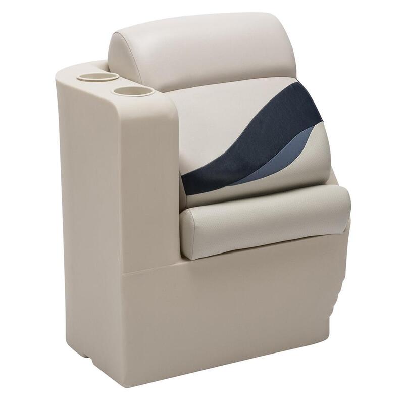 Wise Premier Pontoon Lean Back Recliner -Left, Platinum • Spectra Navy • Cobalt  • BM13006L-986