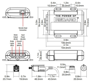 Redarc Tow-Pro Liberty Electric Brake Controller  • EBRH-ACCNA